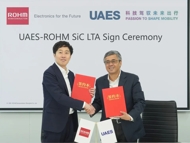 ROHM羅姆與聯(lián)合汽車電子有限公司簽署SiC功率元器件長期供貨協(xié)議